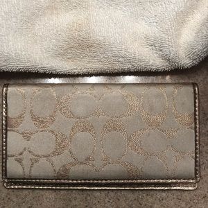 Coach Checkbook cover